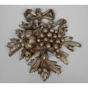 Hickory Manor House Old World Fruit Carving I Wall Decor